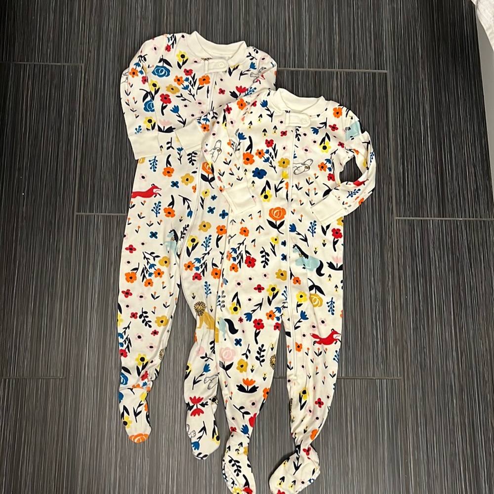 Hanna Andersson Zip Footed Pajamas